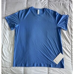 New Lululemon Jersey Training Short-Sleeve Shirt For All Runners 12 Pool Party